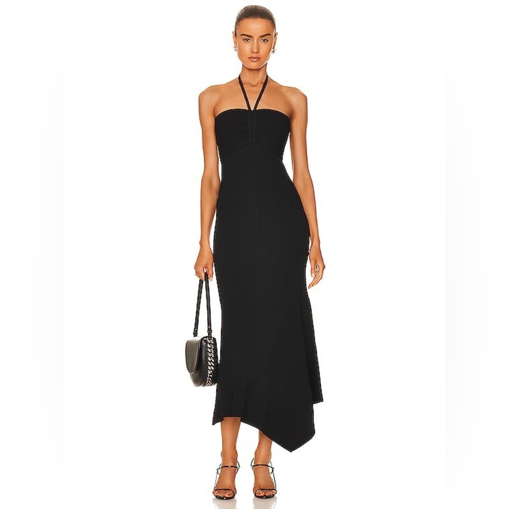 A.L.C Back Sofia Halter Maxi Dress